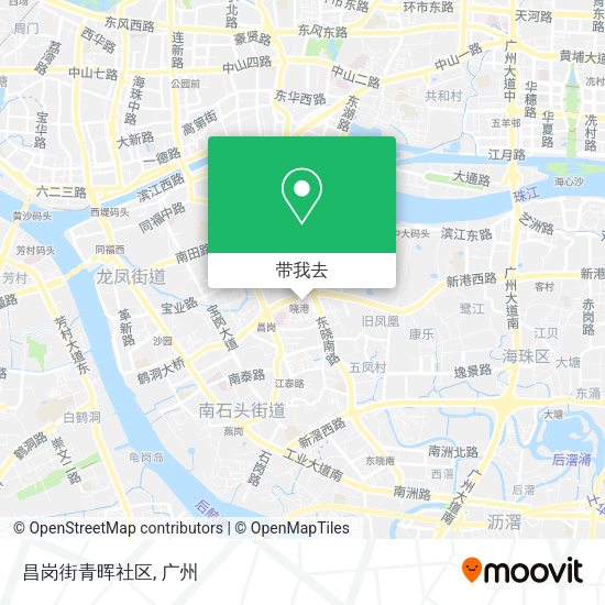 昌岗街青晖社区地图