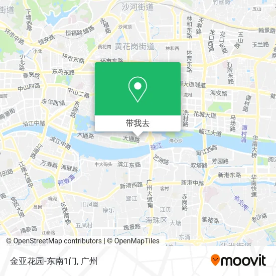 金亚花园-东南1门地图