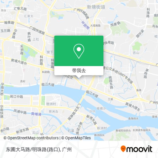 东圃大马路/明珠路(路口)地图
