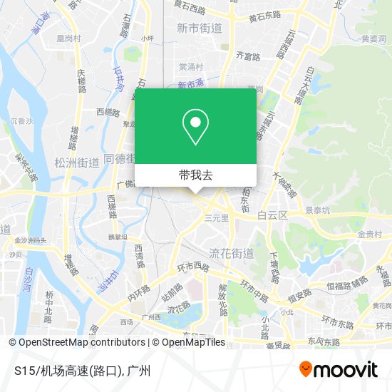 S15/机场高速(路口)地图