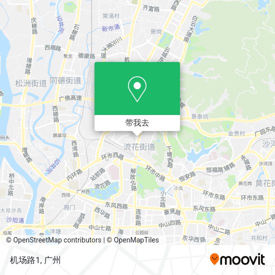 机场路1地图