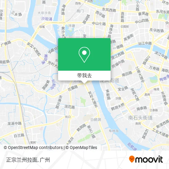 正宗兰州拉面地图