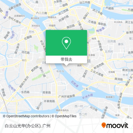 白云山光华(办公区)地图