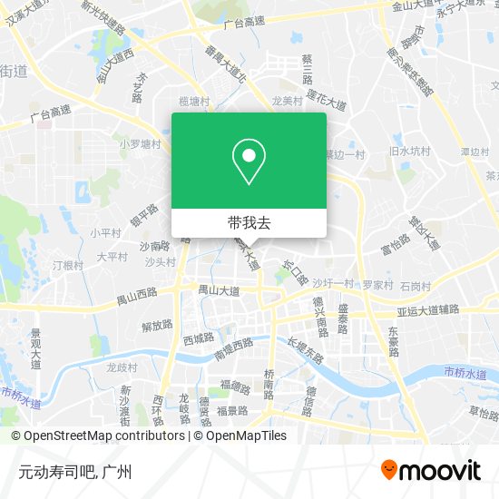 元动寿司吧地图