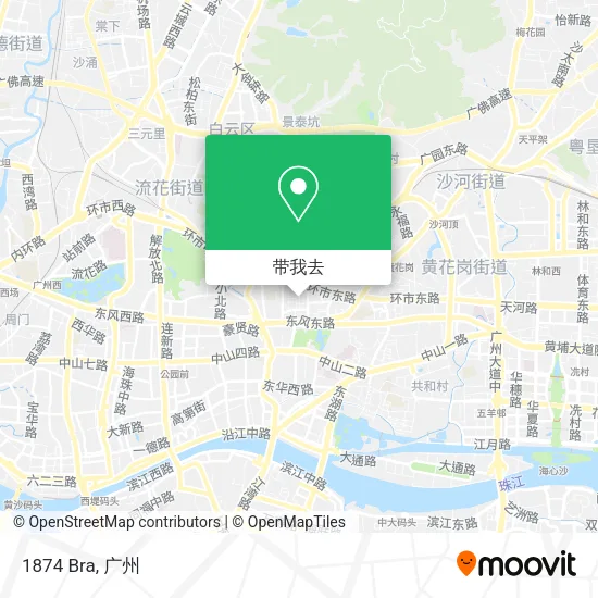 1874 Bra地图