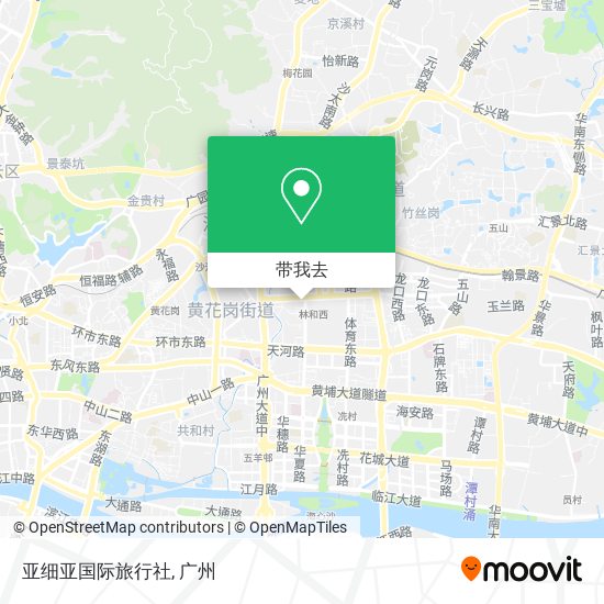 亚细亚国际旅行社地图