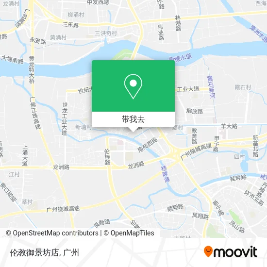 伦教御景坊店地图