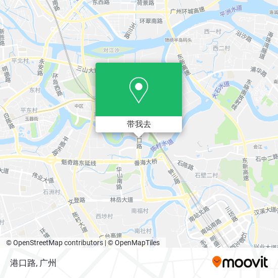 港口路地图