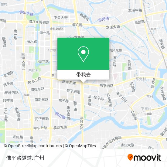 佛平路隧道地图