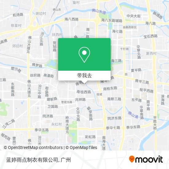 蓝婷雨点制衣有限公司地图