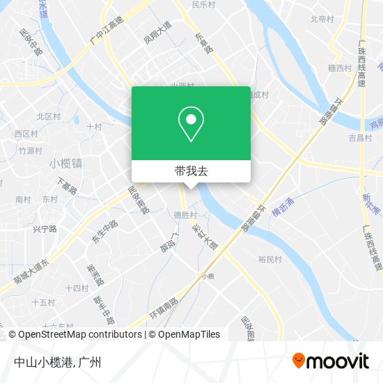 中山小榄港地图