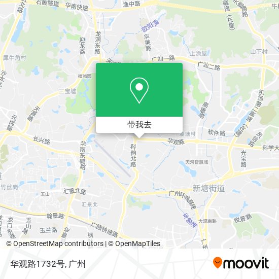 华观路1732号地图