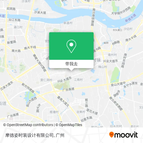 摩德姿时装设计有限公司地图
