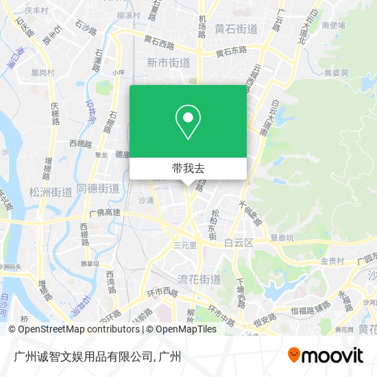 广州诚智文娱用品有限公司地图
