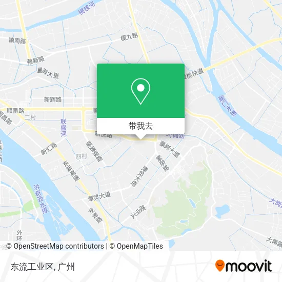 东流工业区地图