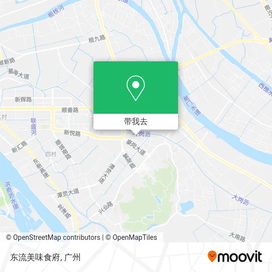 东流美味食府地图