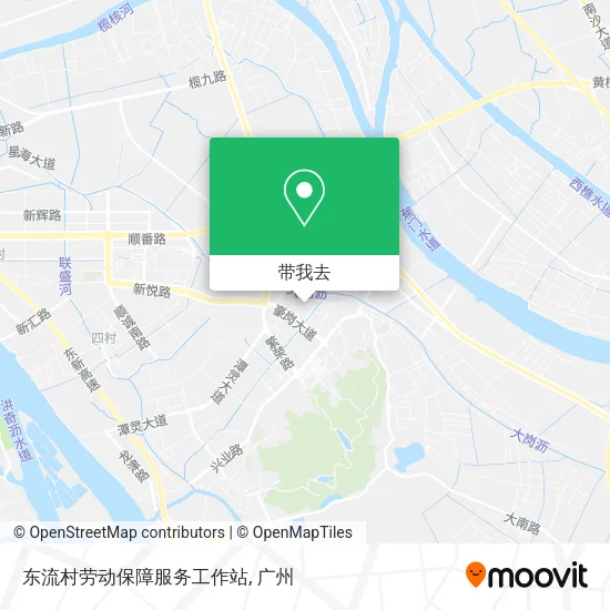 东流村劳动保障服务工作站地图