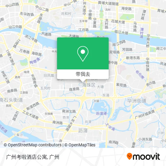 广州考啦酒店公寓地图