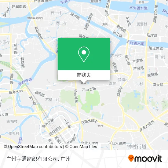 广州宇通纺织有限公司地图