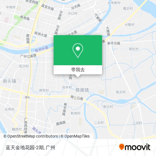 蓝天金地花园-2期地图