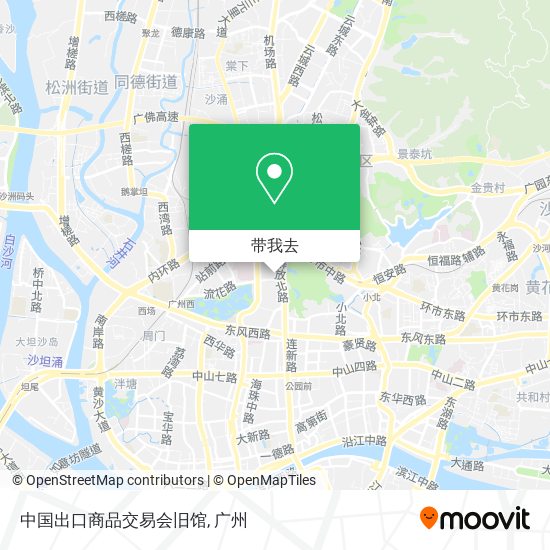 中国出口商品交易会旧馆地图