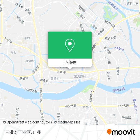 三洪奇工业区地图