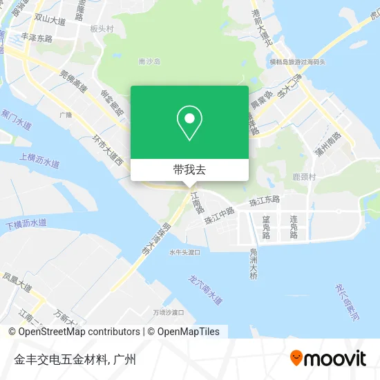 金丰交电五金材料地图