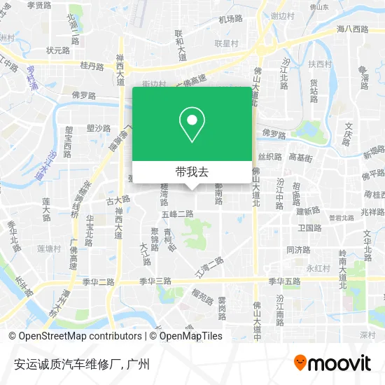 安运诚质汽车维修厂地图