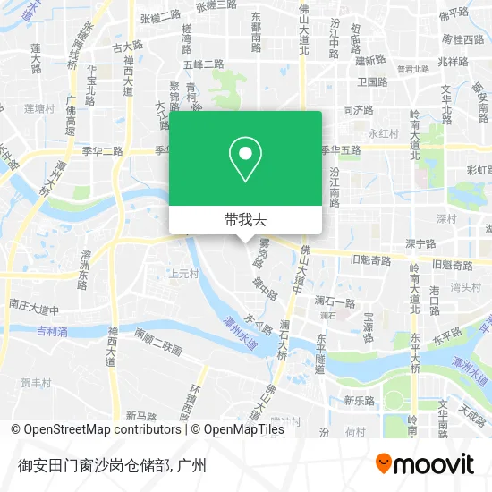 御安田门窗沙岗仓储部地图