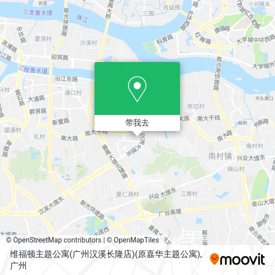维福顿主题公寓(广州汉溪长隆店)(原嘉华主题公寓)地图