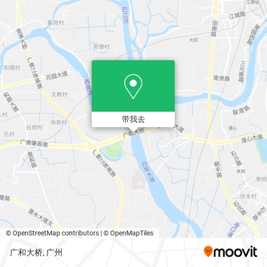 广和大桥地图