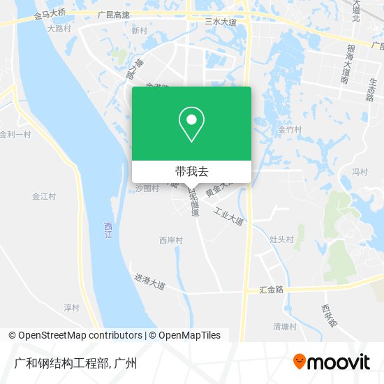 广和钢结构工程部地图
