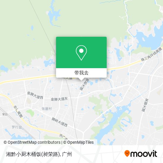 湘黔小厨木桶饭(昶荣路)地图