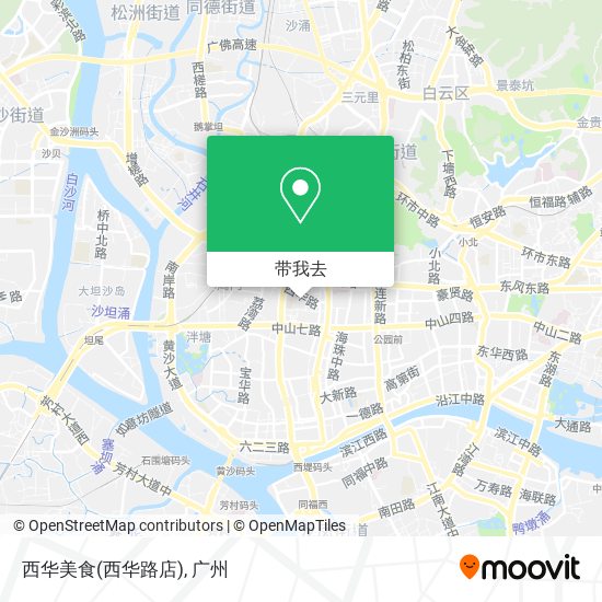 西华美食(西华路店)地图