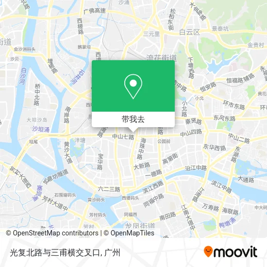 光复北路与三甫横交叉口地图