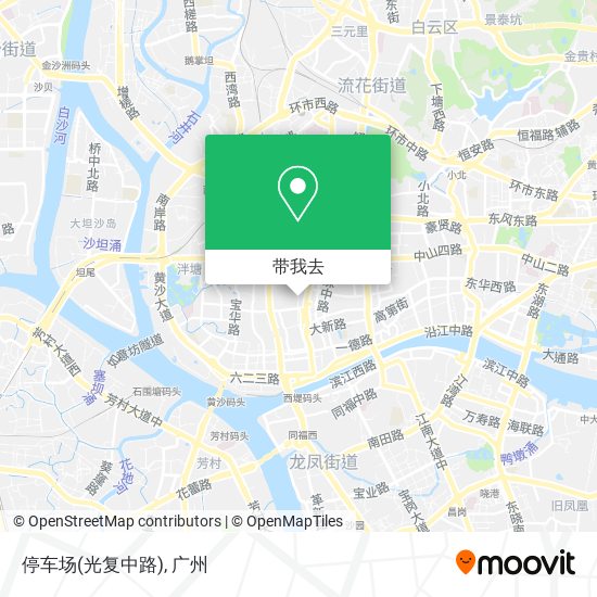 停车场(光复中路)地图