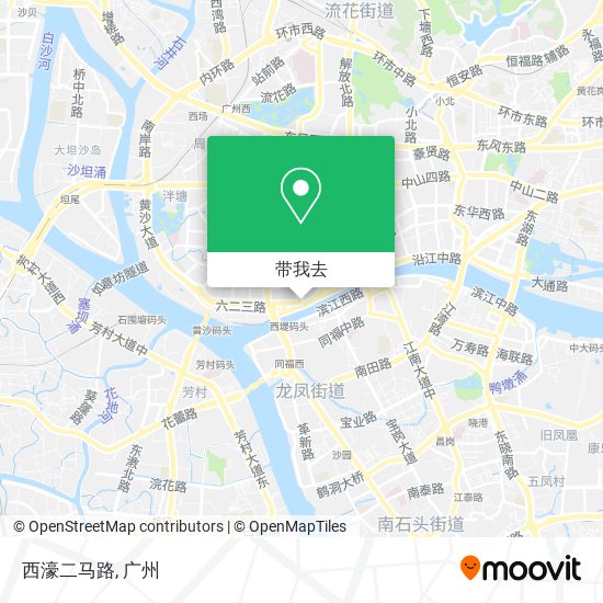 西濠二马路地图