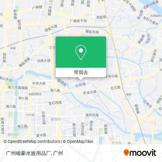 广州峻豪水族用品厂地图