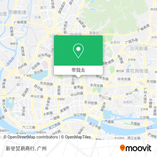 新登贸易商行地图