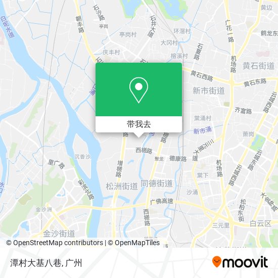 潭村大基八巷地图