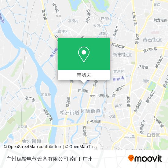 广州穗铃电气设备有限公司-南门地图