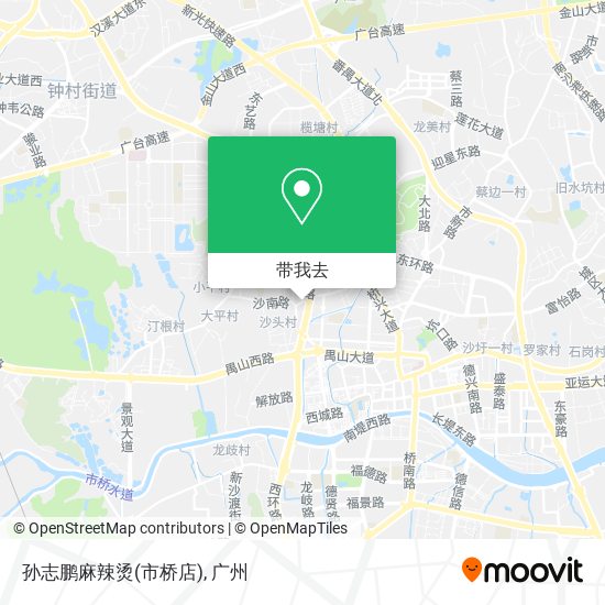 孙志鹏麻辣烫(市桥店)地图