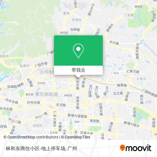 林和东商住小区-地上停车场地图