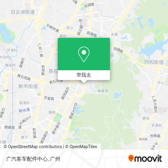 广汽客车配件中心地图