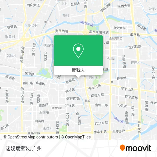 迷妮鹿童装地图