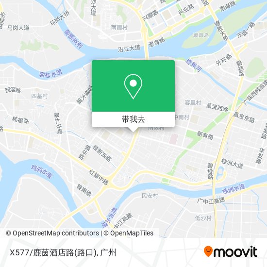 X577/鹿茵酒店路(路口)地图