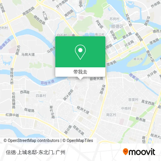 信德·上城名邸-东北门地图