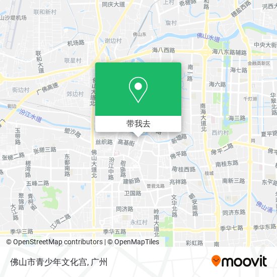 佛山市青少年文化宫地图