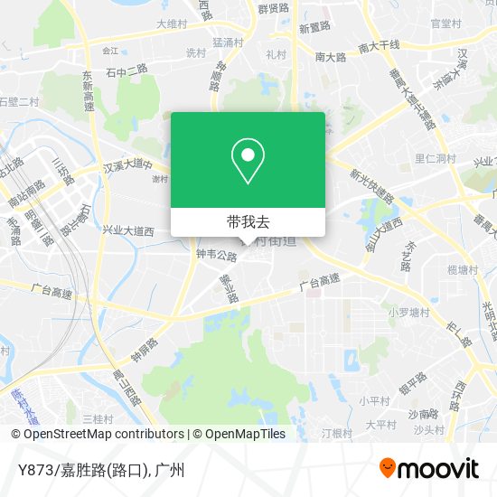 Y873/嘉胜路(路口)地图