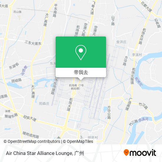 Air China Star Alliance Lounge地图